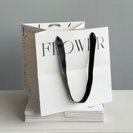 Переноска "Flower" 10 штук (32*32*32 см) - Белый